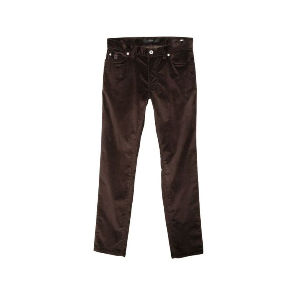 Brioni Men Velvet Cotton Trousers